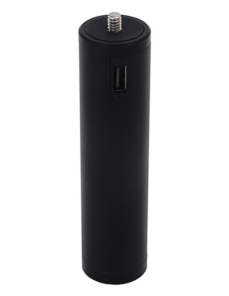 Power Bank Handgrip 6000mAh USB for stands and selfiestick with 1/4 connection